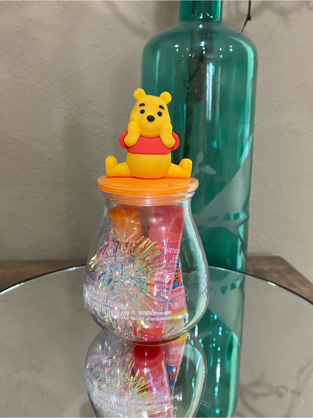 Winnie the Pooh Lip Balm Jar, new!